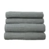 Waffle Border Towels